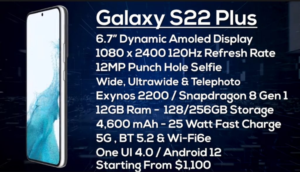 Samsung galaxy s22 plus