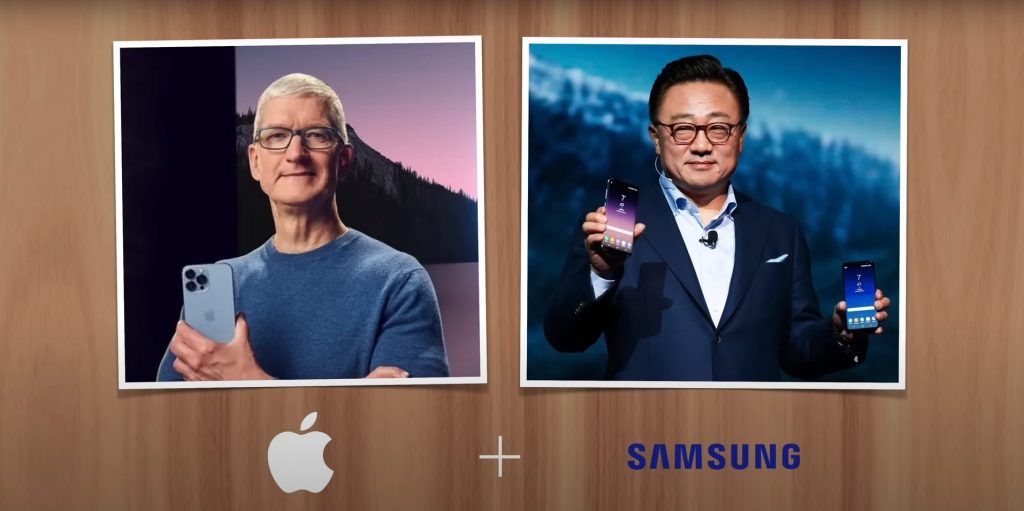 Samsung and Apple partnership